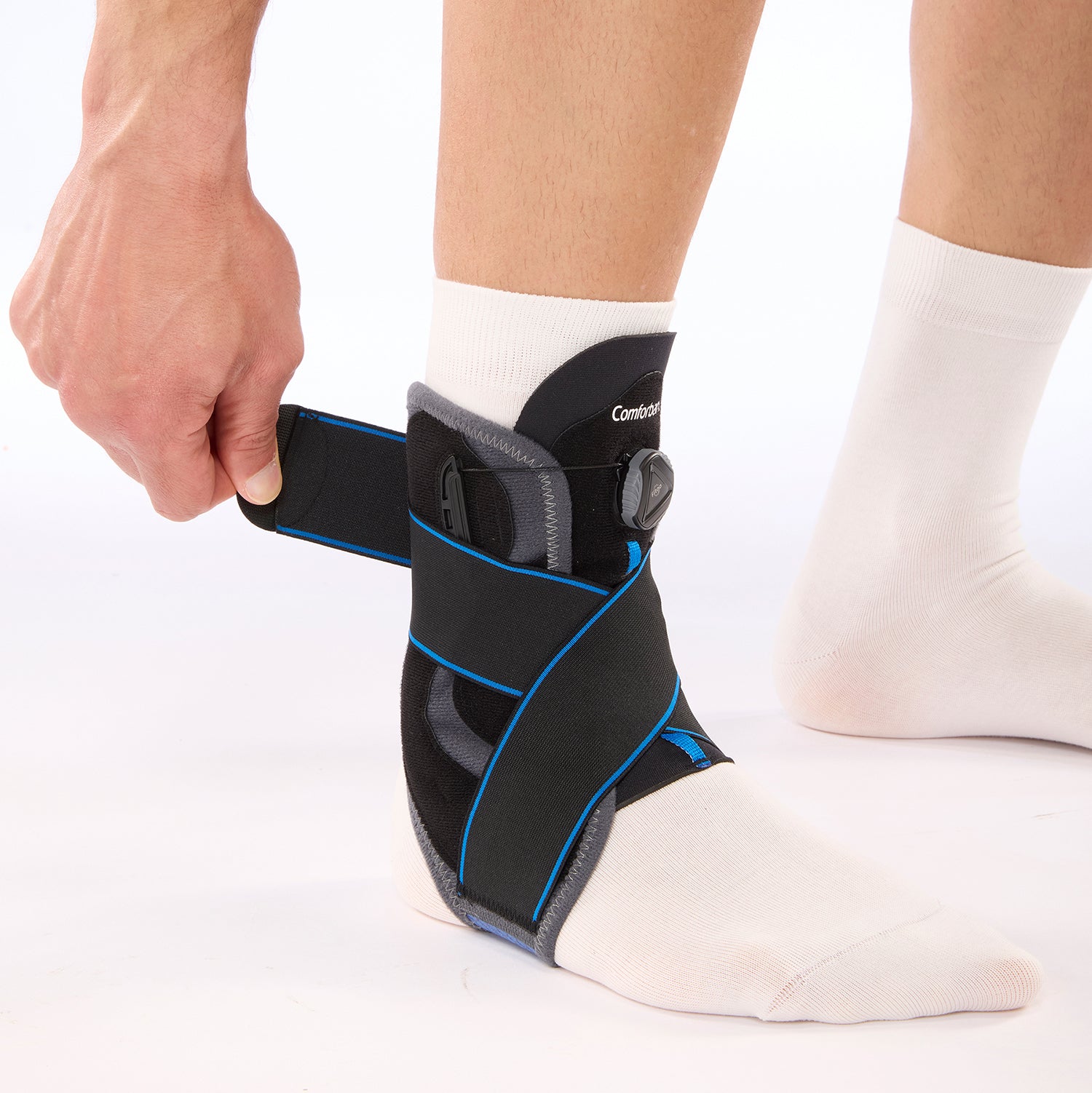 Sports Ankle Brace with Cross Straps