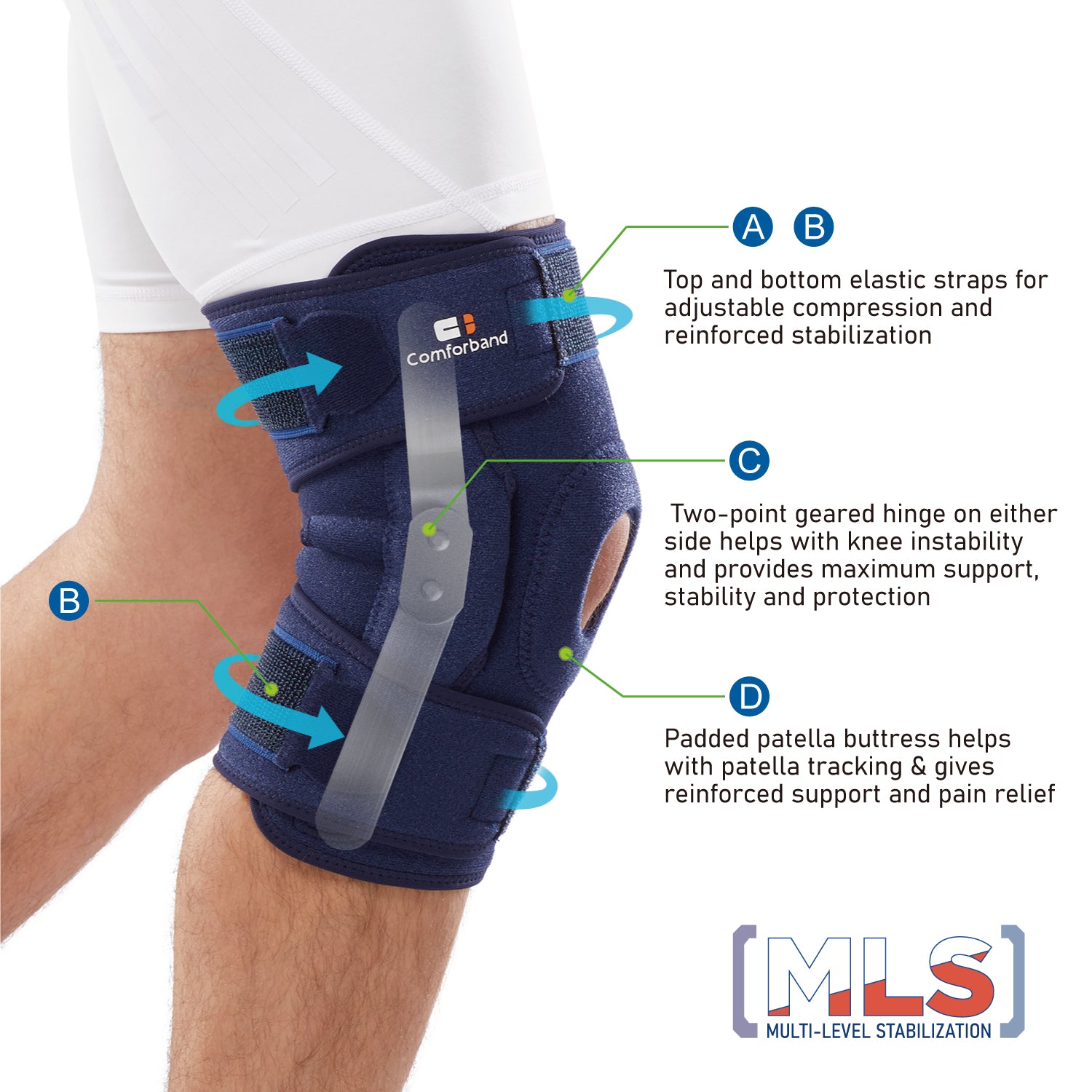 Adjustable Hinged Knee Brace