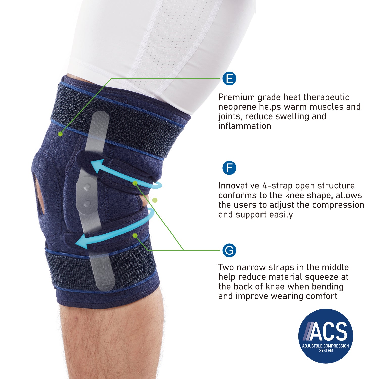 Adjustable Hinged Knee Brace