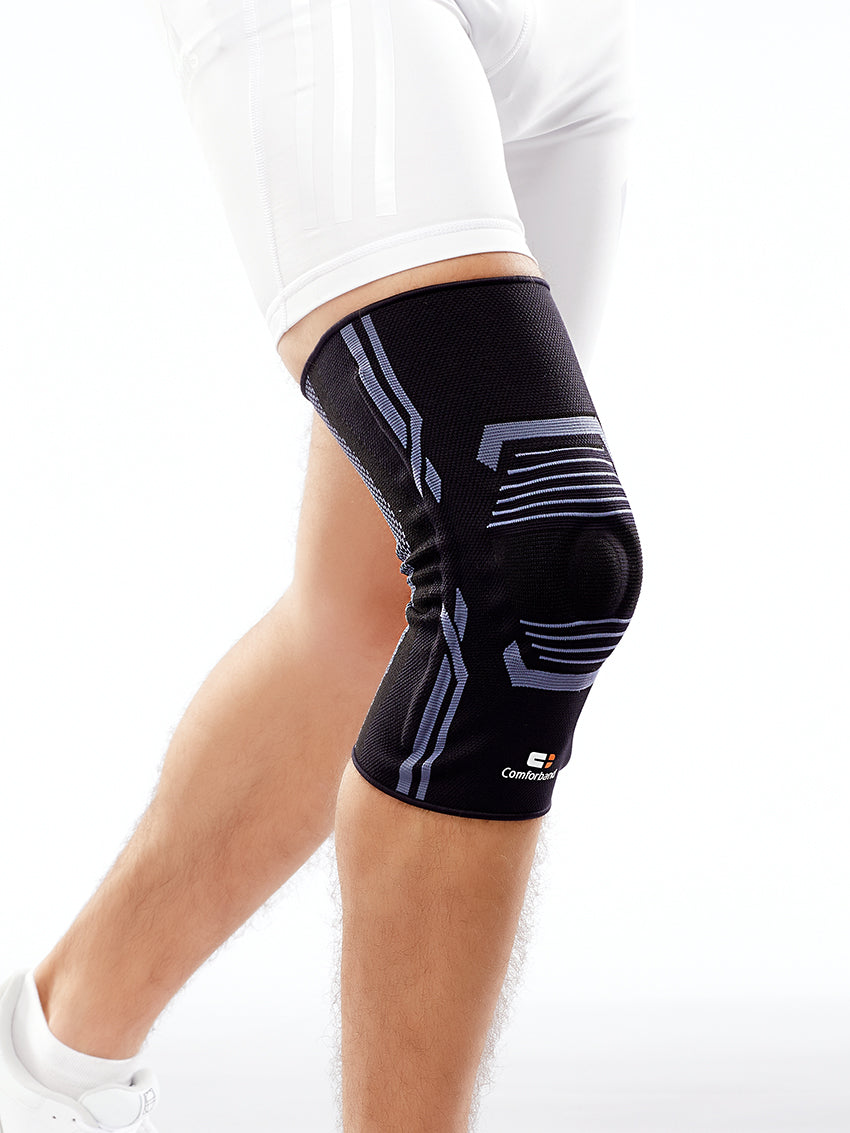 Stabilized Elastic Knee Support with Patellar Pad