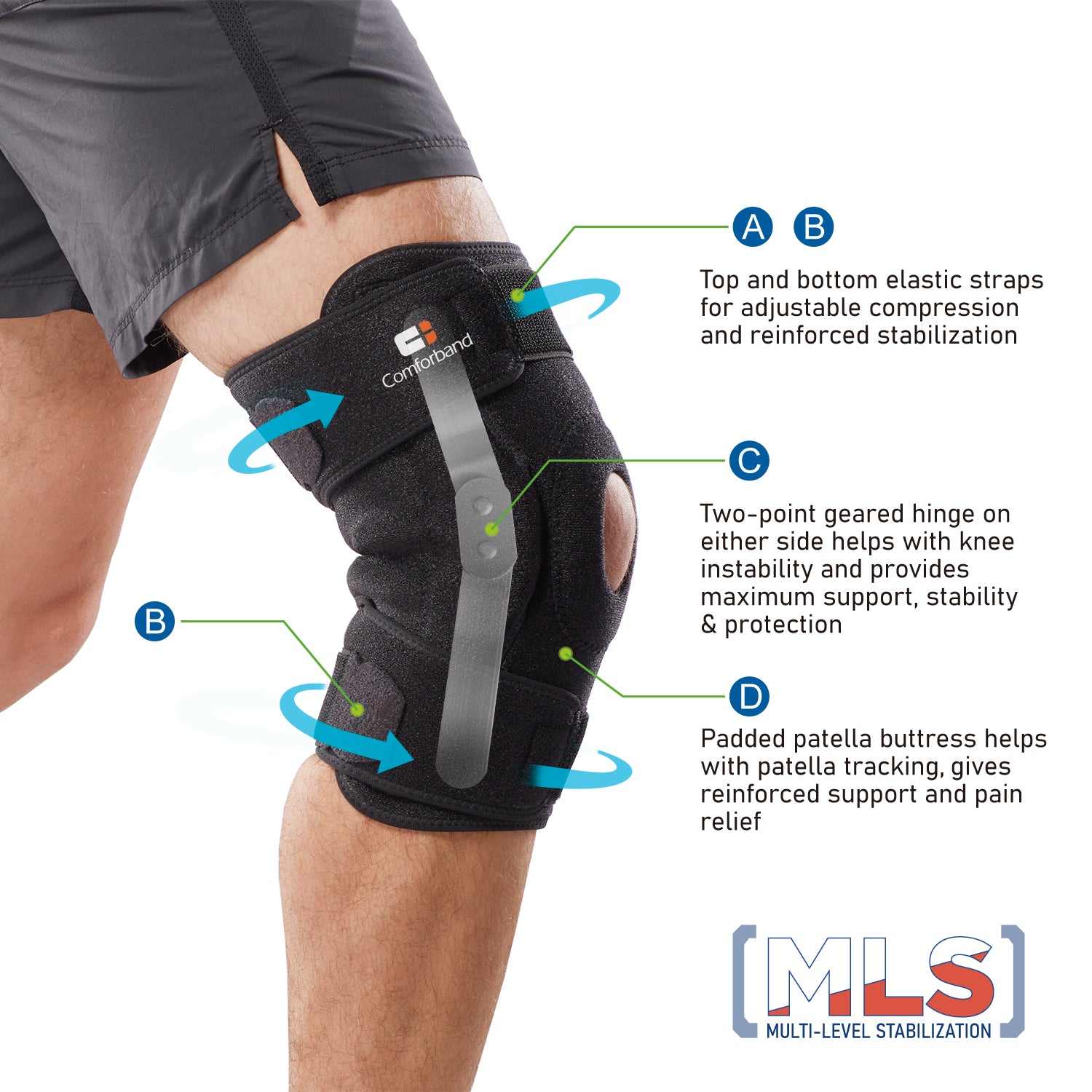 Adjustable Hinged Knee Brace