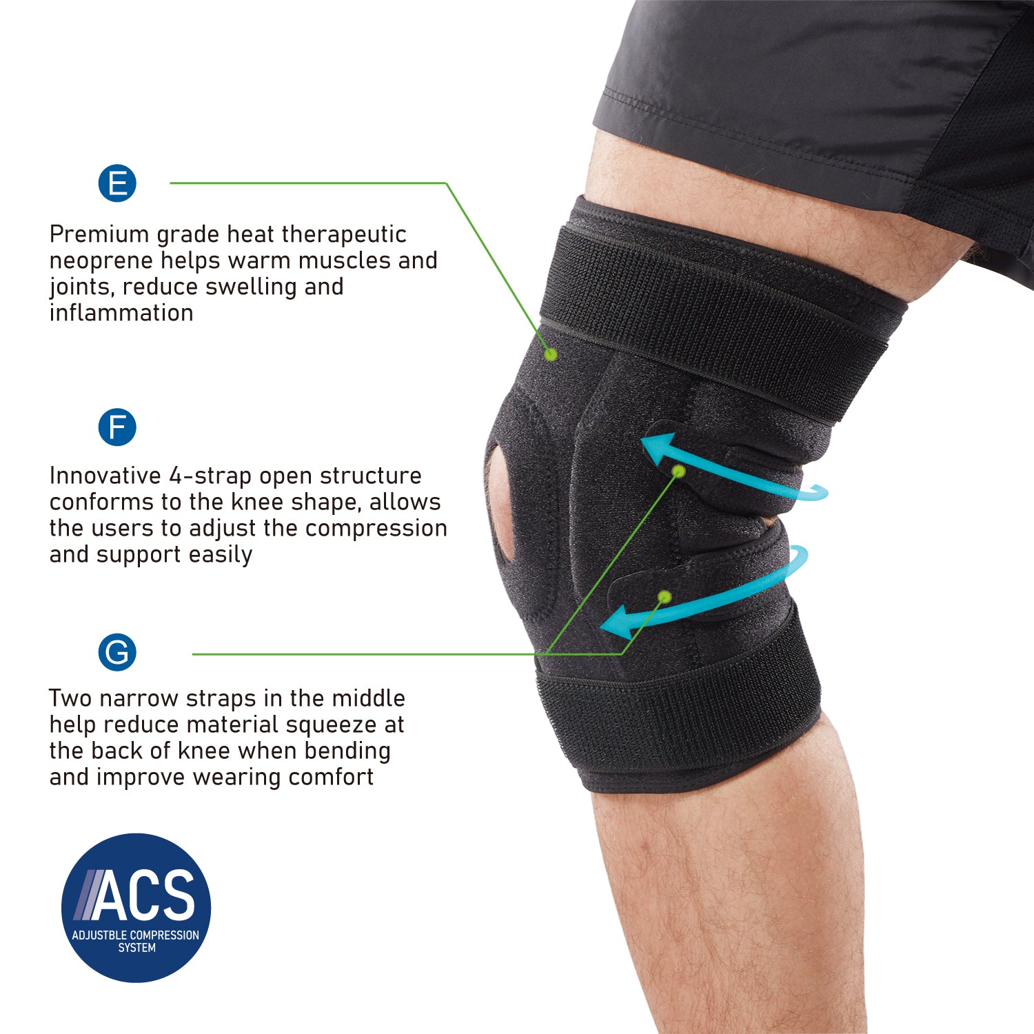 Adjustable Hinged Knee Brace